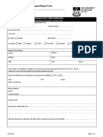 Incident/Property Damage/ Hazard Report Form: To Be Completed by Person Involved and by Their Supervisor