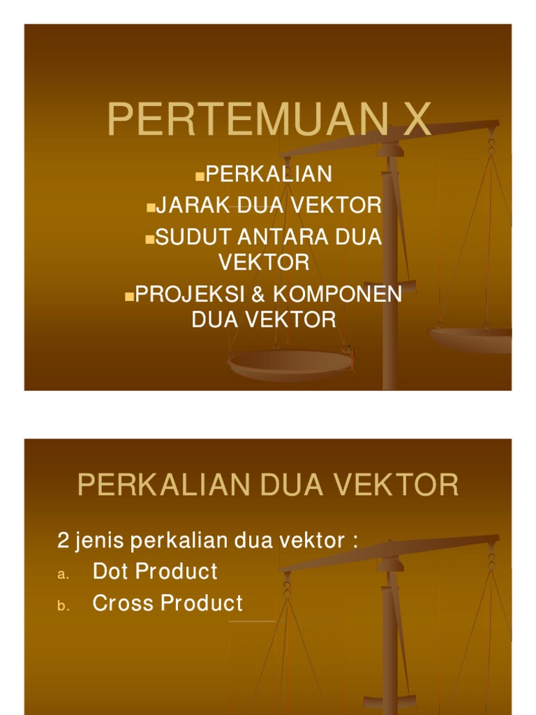 Perkalian Dua Vektor