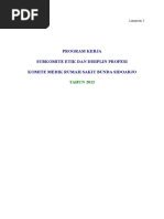 Download Lampiran 3 Lampiran Program Kerja Sub Komite Etik Dan Disiplin Profesi Medis by Kevin SN322034657 doc pdf