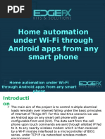 Home Automation Under Wi-Fi Through Android Apps From Any Smart Phone