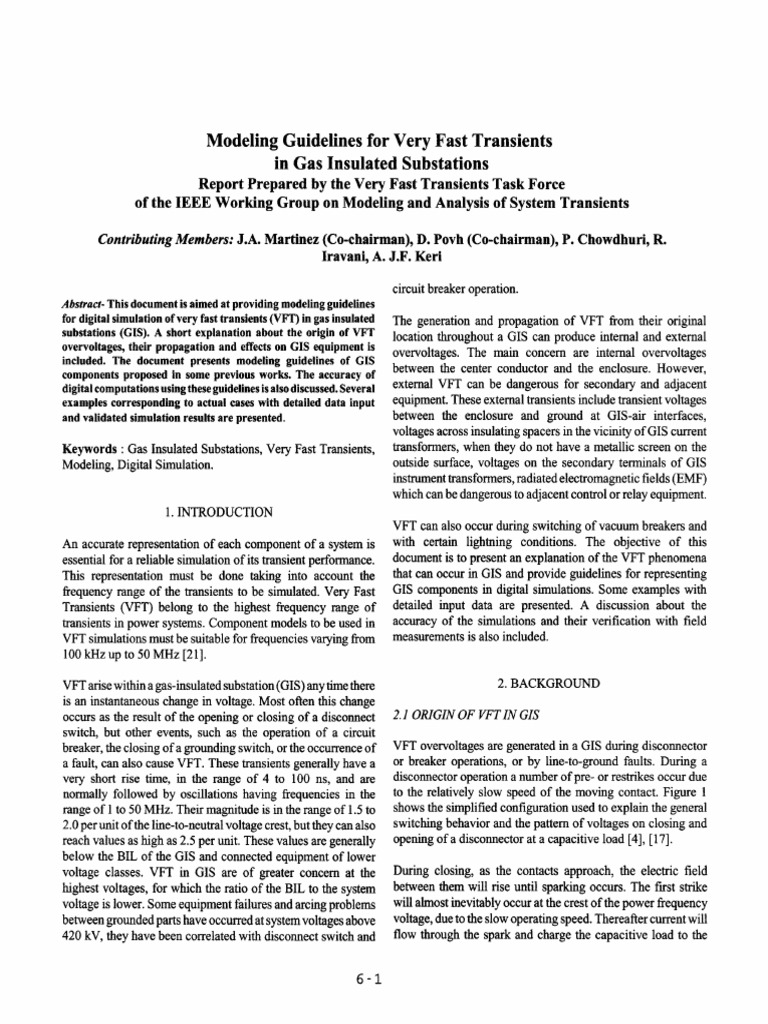 IEEE Paper EMTP Model Part 6of8 Very Fast Front Transients PDF