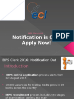 IBPS Clerk Notification Is Out