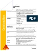 Sika PDS - E - Sika Pocket Grout PDF