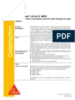 Sika PDS - E - SikaGrout - 214-11 HF2 PDF