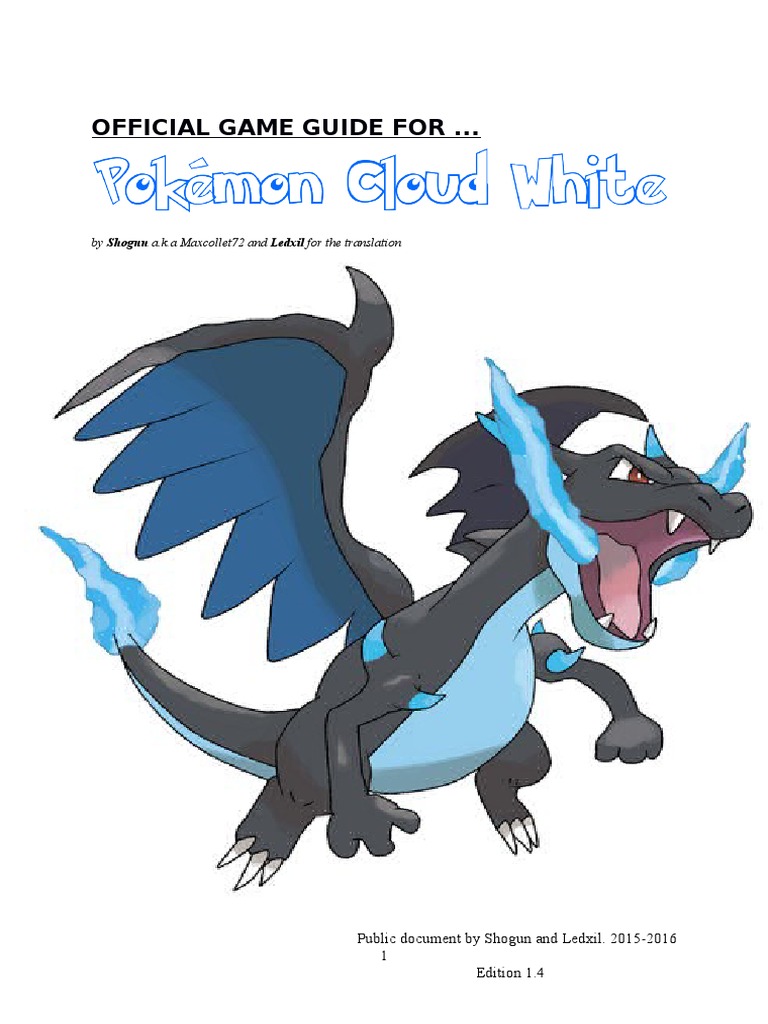 Pokemon Cloud White Official Game Guide Pokémon Nintendo Franchises