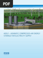 Adiabatic Compressed Air Energy Storage For Electricity Supply