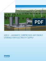 Adiabatic Compressed Air Energy Storage For Electricity Supply