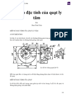 Biểu Đò Đặc Tính Của Quạt Ly Tâm