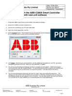 How To Reflash The ABB CQ900 Smart Controller With New Unit Software