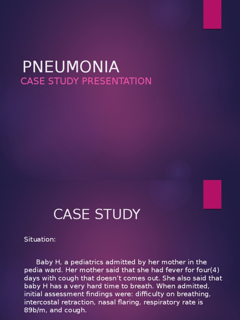 Pneumonia case study pdf image