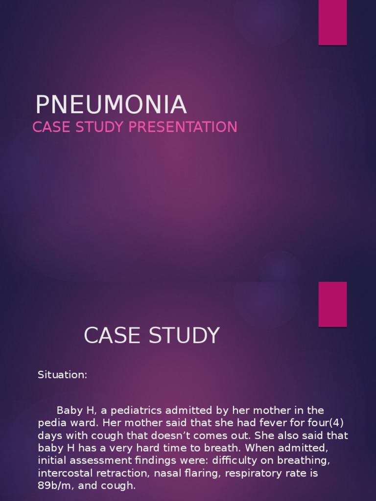 case study pneumonia nursing