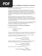 El Análisis de La Empresa A Través de Los Ratios