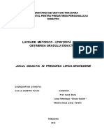JOCUL  DIDACTIC  IN  PREDAREA  LIRICII ARGHEZIENE 1.doc