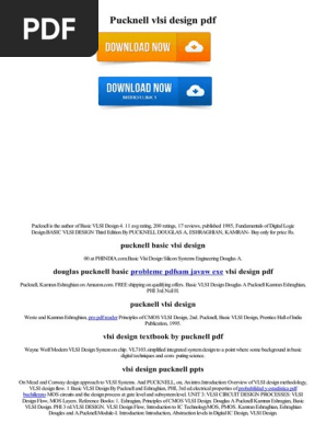 Pucknell Vlsi Design PDF