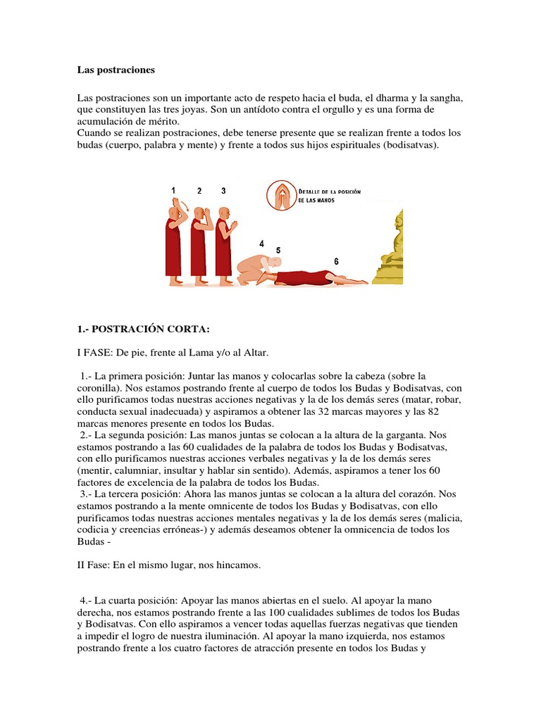 Las Postraciones | PDF | Budeidad | Religión y creencia