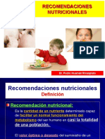 7 Nutrición Clínica - Recomendaciones Nutricionales