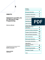 Statement List (STL) for S7-300 and S7-400 Programming