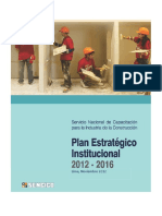 Plan Estrat&eacute Gico Institucional 2012-2016 PDF