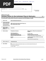 NC New Schools Bankruptcy Filing