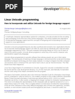 Linux Unicode Programming