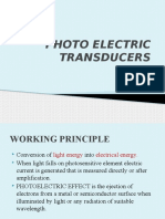 Photoelectric Transducers: Working Principle and Types