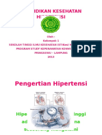 Pendidikan Kesehatan Hipertensi