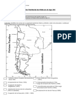 Guia Expansión Territorial de Chile en El Sigo XIX Mapa PSU