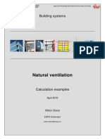 ETHZ MBS BS FS2016 Natural Ventilation VD Calculation Examples