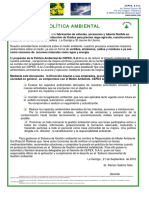 Politica Ambiental Cepexholding PDF