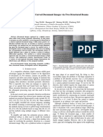 Active Flattening of Curved Documents Using Structured Beams