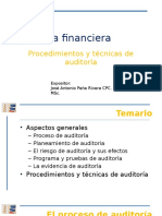 Procedimiento y Tecnicas de Auditoria