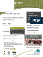 BMP Workshop Flyer - Grazing & Soils -Upper Yarraman 8th Sept 2016