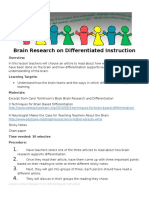 lesson 6 brain research on differentiated instruction