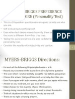 The Myers Briggs