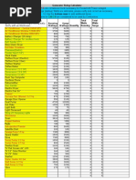 Printable Generator Sizing Calculator