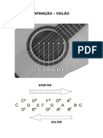 AFINAÇÃO - VIOLÃO