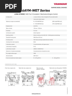 Yanmar 6AYM WET Datasheet