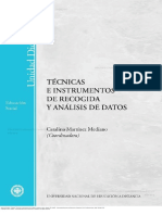 Técnicas e Instrumentos de Recogida y Análisis de Datos