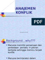 Manajemen Konflik 1