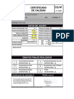 Certificados Valvula Reguladora Eqa38bar