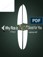Why Rice Is Not Good For You by Dr. ET Rasco JR