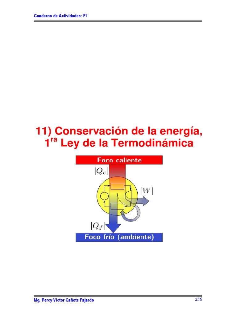 1era Ley de La Termodinamica Mejorado (1) Termodinámica