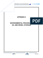 Environmental Procedure: Oil and Diesel Storage