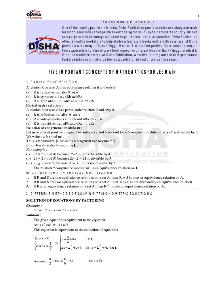 5 Concept of Mathematics PDF | PDF | Trigonometric Functions | Sine