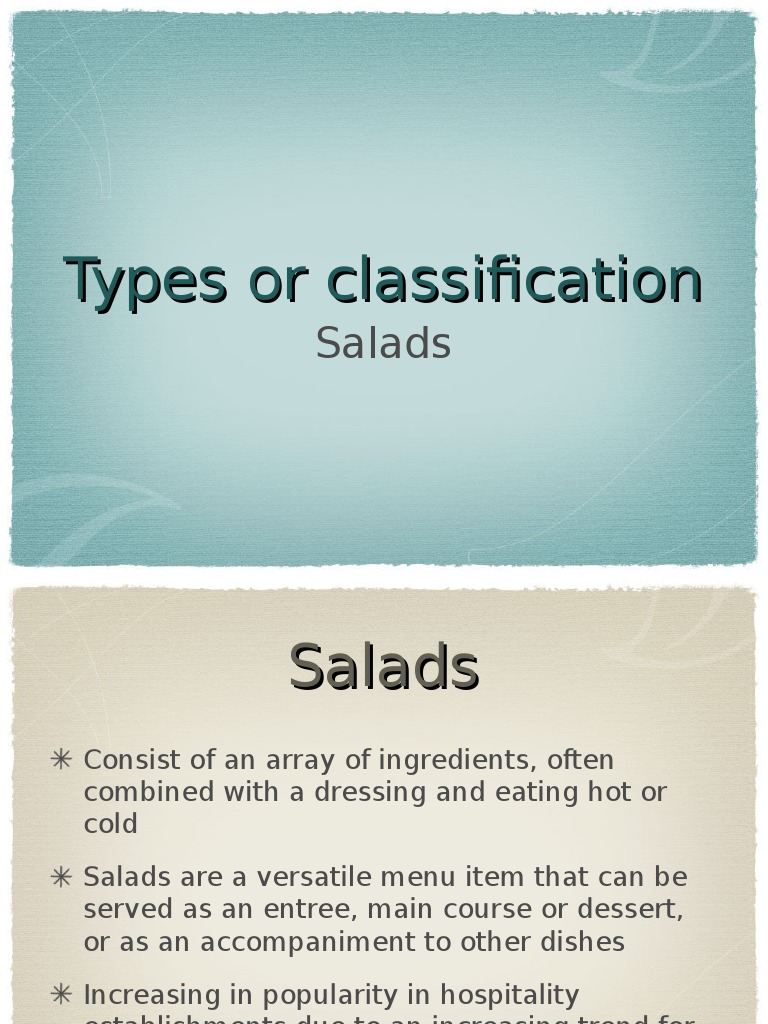 classification-of-salads-ppt