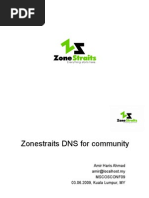 Zonestraits DNS For Community MSC OSCONF2009 #MOSC2010