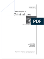 General Principles of Criminal Law Study Guide