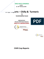 Crop Reports - Chilly & Turmeric