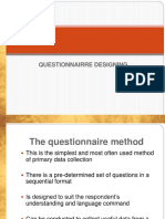 Questionnairre Designing PDF