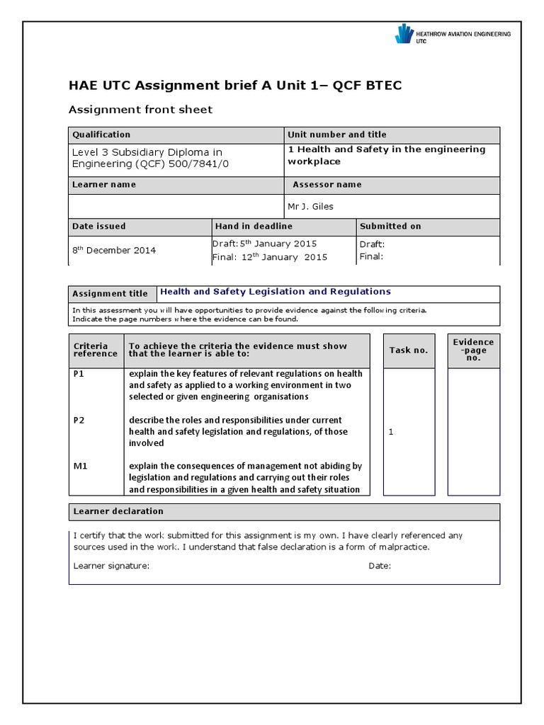 Btec assignment checking service image